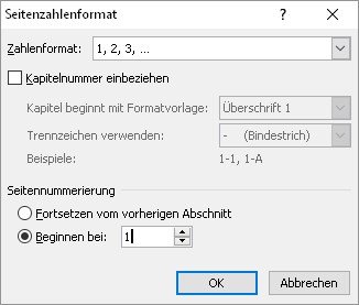 word-seitenzahlen-ab-seite-1