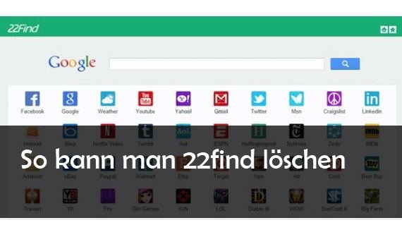 22find Virus entfernen: So geht's im Firefox, IE und bei Google Chrome