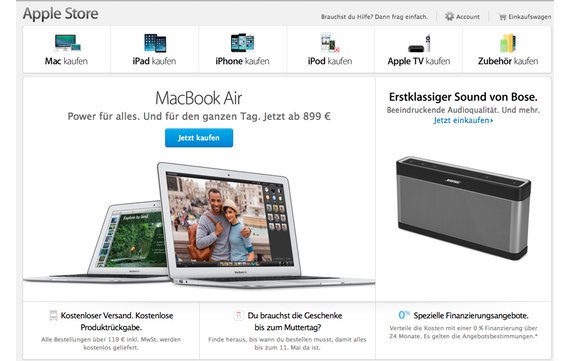 Apple festigt zweiten Platz im Online-Handel hinter Amazon