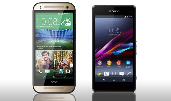 Sony Xperia Z1 compact vs. HTC One mini 2 (Datenvergleich)