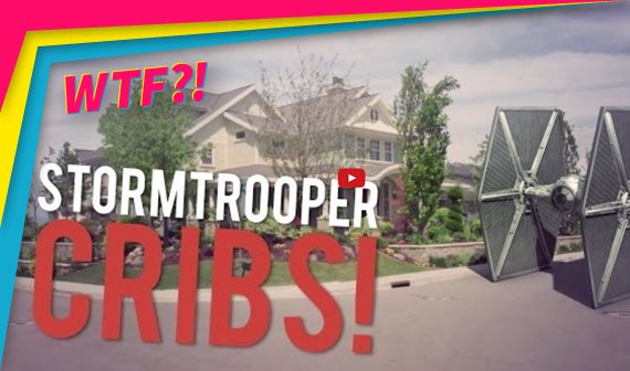 Stormtrooper im MTV Cribs Style