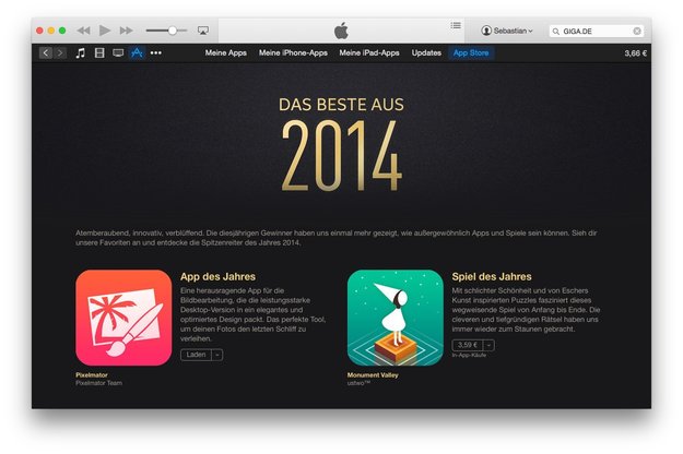 Top-Apps 2014: „iTunes Das Beste“ für iPhone und iPad