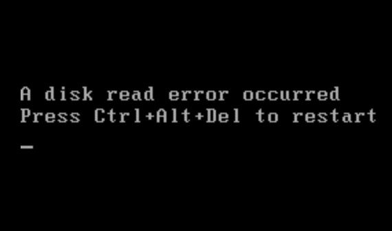 A Disk Read Error occurred: Was die Fehlermeldung bedeutet