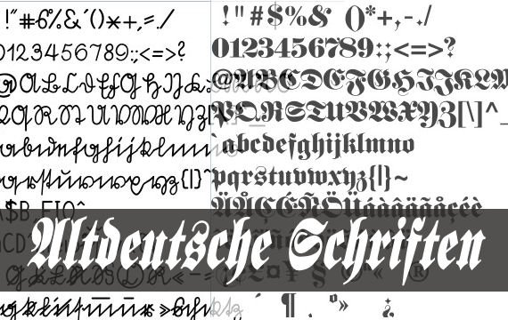Altdeutsche Schrift in Word installieren und verwenden