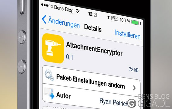 AttachmentEncryptor: Cydia-Tweak behebt iOS 7 Mail-Verschlüsselungs-Bug