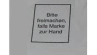 „Bitte freimachen, falls Marke zur Hand“: Bedeutung und Infos