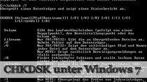 Wie nutze ich chkdsk in Windows 7?