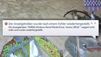 Der Anzeigetreiber wurde nach einem Fehler wiederhergestellt - Lösungen