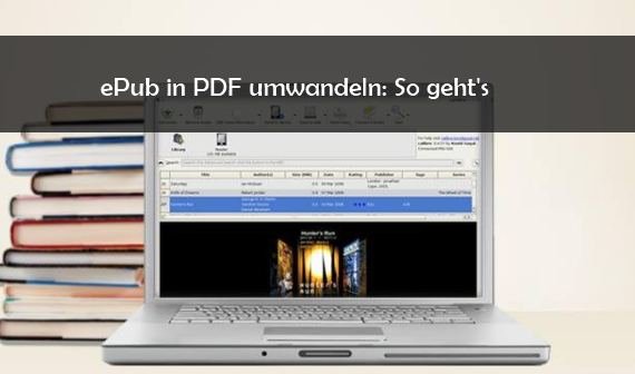 ePub in PDF umwandeln mit kostenlosem Konverter