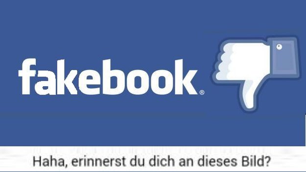 "Haha, erinnerst du dich an dieses Bild?" bei Facebook: Warnung