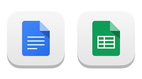Google Docs und Google Tabellen für iOS veröffentlicht