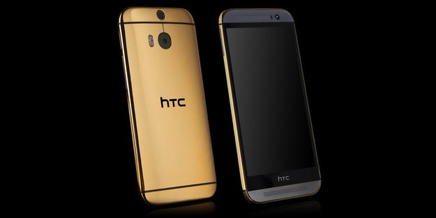 HTC One (M8): Auch in luxuriöser Gold-, Platin- und Rotgold-Variante erhältlich - ab 1.900 Euro