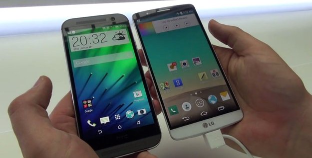 LG G3 vs. HTC One (M8): Die beiden Top-Smartphones im Hands-On-Vergleich
