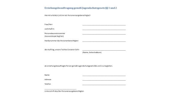 U18 Formular Der Partyzettel Zum Ausdrucken Download