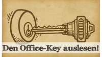 So kann man seinen Office Key auslesen…