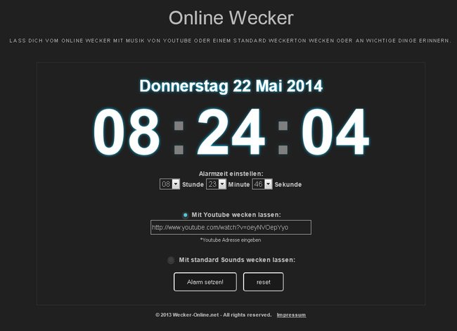 online wecker net