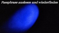 Passphrase verwalten und wiederfinden