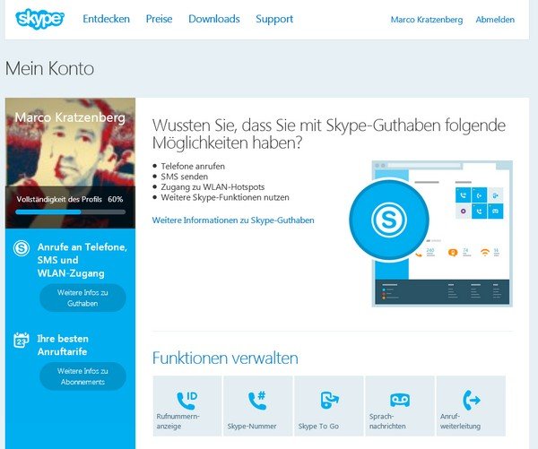 skype online webseite
