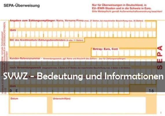 SVWZ: Was bedeutet die Abkürzung bei Kontoauszügen?