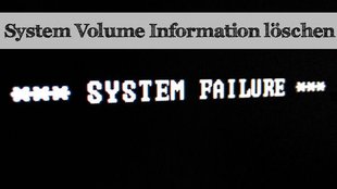 System Volume Information verkleinern oder löschen – so geht's