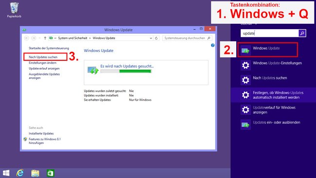 So installiert ihr auch Updates für den Internet Explorer in Windows 8. Bild: GIGA