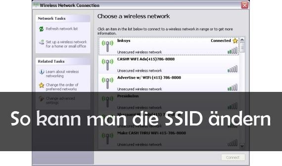 SSID ändern und herausfinden: Der WLAN-Name