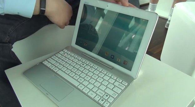 ASUS Transformer Pad TF103C: KitKat-Tablet mit Tastatur-Dock & Intel-CPU im Hands-On-Video