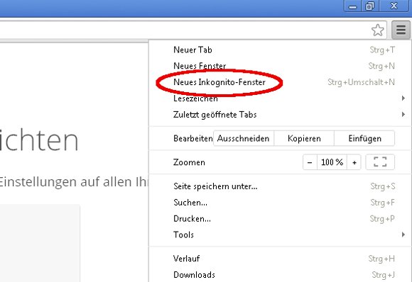 Inkognito-Modus-Google-Chrome