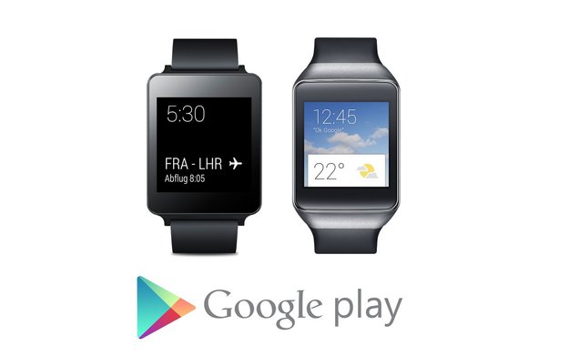 Samsung Gear Live & LG G Watch: Ab sofort im Play Store für 199 Euro erhältlich