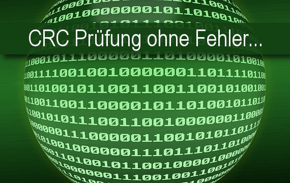 CRC Prüfung: Windows Datenfehler beim Kopieren - was tun?