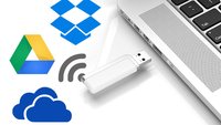 Dropbox, Google Drive und OneDrive auf externe Festplatte sichern