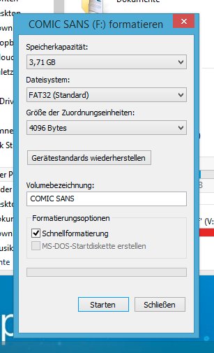 Windows: Schnellformatierung oder nicht?