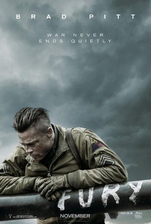 Fury Poster Brad Pitt