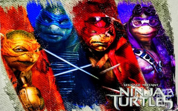 Ninja Turtles: Stylische Street-Art-Poster der Charaktere