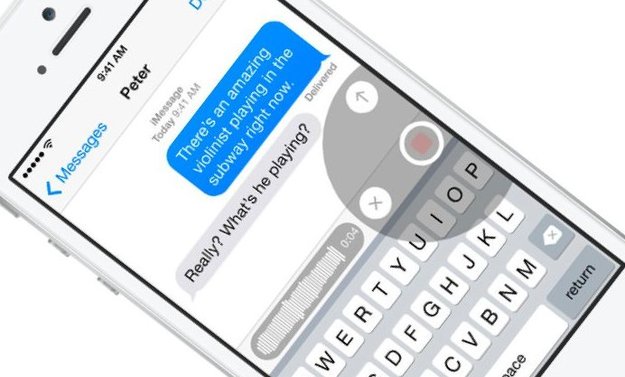 iOS 8: Das ist die Nachrichten-App mit „Tap to Talk“