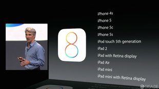 iOS 8 Kompatibilität: Auf diesen iPhones & iPads läuft das Betriebssystem 
