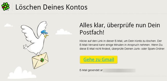 ICQ Account löschen: Erst nach doppelter Bestätigung!