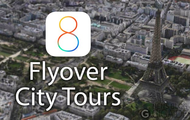 Versteckt in iOS 8 Beta 2: Virtuelle Stadt-Rundflüge in Apples Karten-App