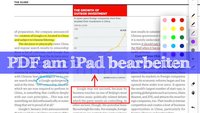 Auf dem iPad PDF-Dateien bearbeiten - Die besten Apps