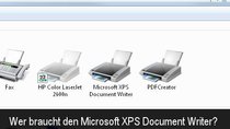Microsoft XPS Document Writer: Brauche ich den und kann an ihn entfernen?