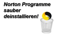 Norton komplett deinstallieren: Automatisch oder manuell