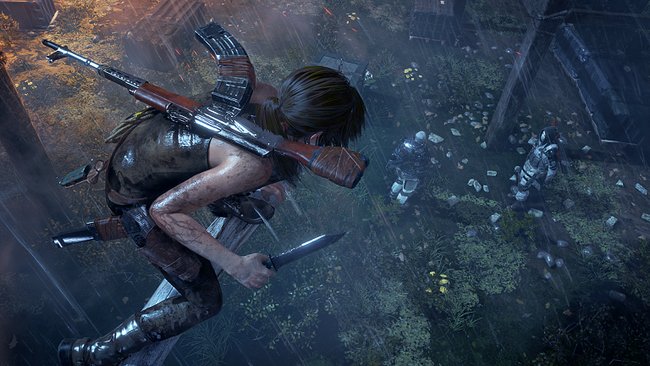 Rise of the Tomb Raider: Schleichen ist eine echte Option.