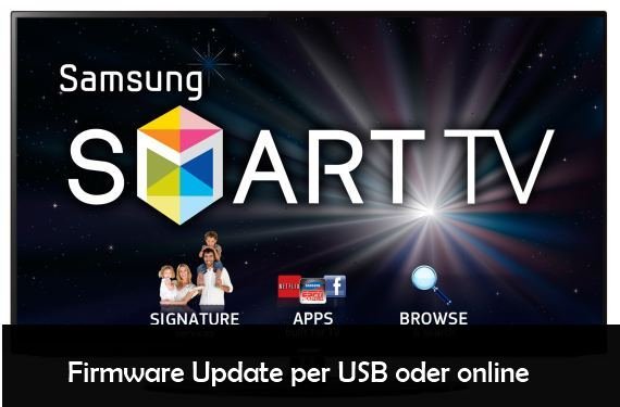 Samsung TV: Firmware-Update durchführen - per USB oder online