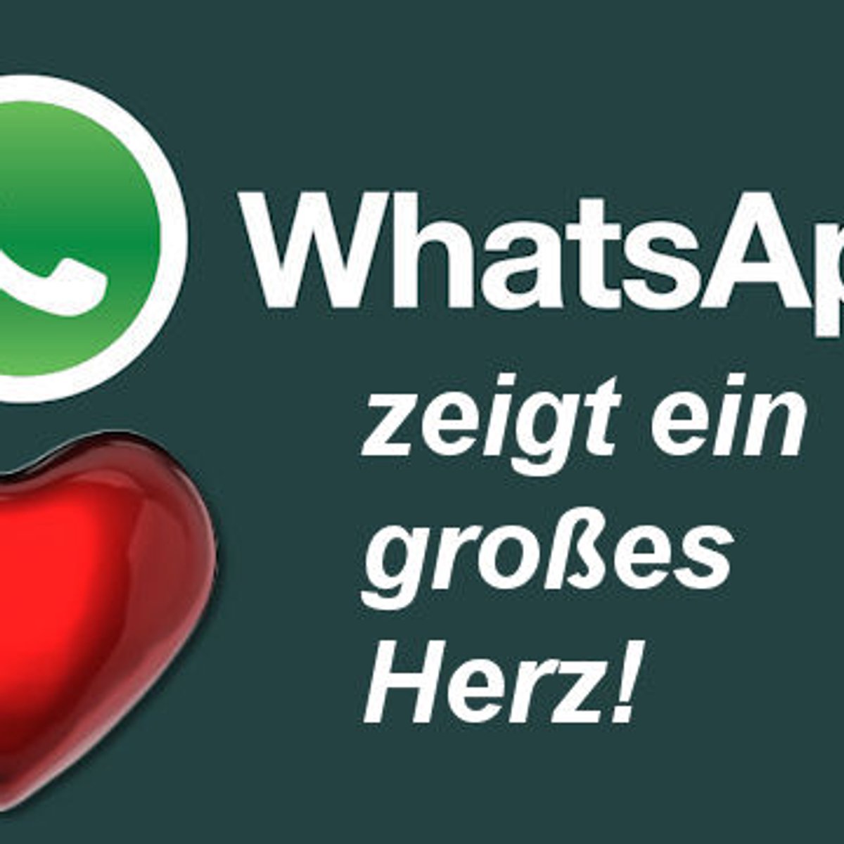 Whatsapp rotes herz bei was bedeutet Herz