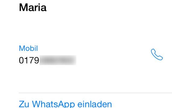 Wollen wir neue WhatsApp Kontakte finden, können wir theoretisch jeden Kontakt dazu einladen