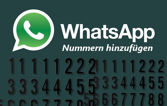 WhatsApp Nummern finden und hinzufügen