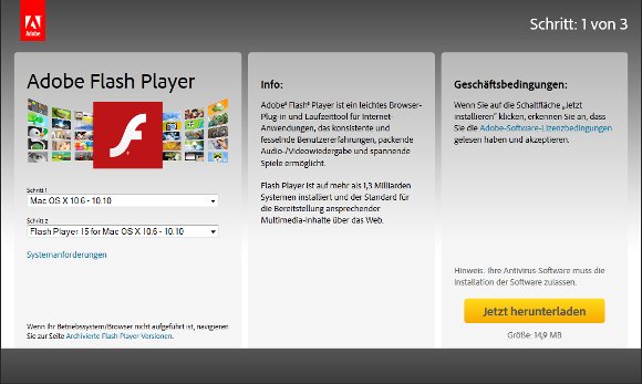 install adobe flash player for mac pro