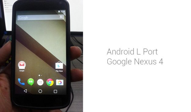 Android L: Developer Preview auf das Nexus 4 portiert