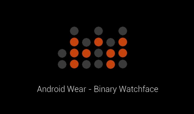 Binary Watchface: Erste alternative Oberfläche für Android Wear-Smartwatches