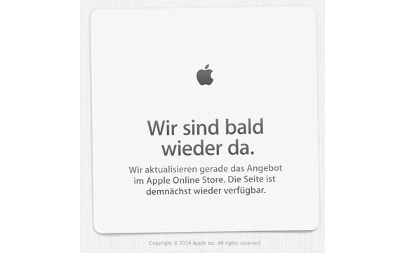 Apple Store Offline – neue Macbooks erwartet /Update: Jetzt sind sie da